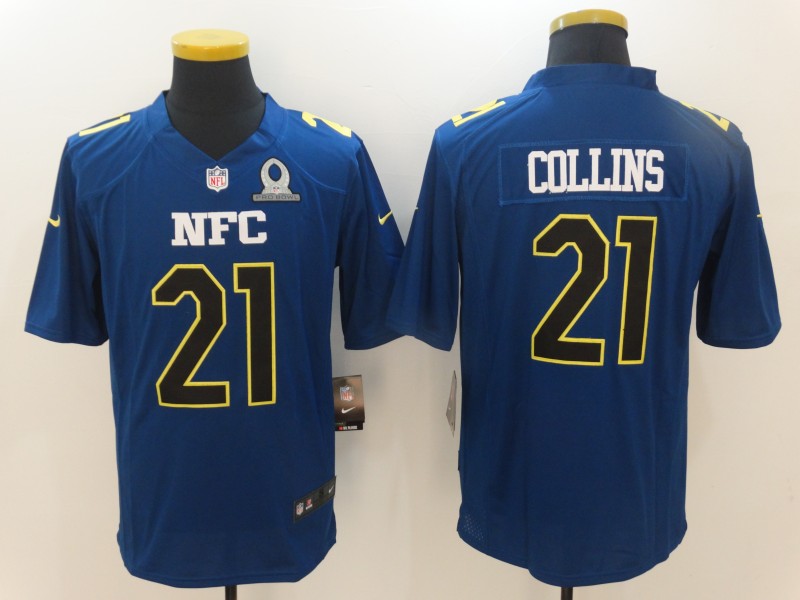 Men's New York Giants Landon Collins #21 Blue Jersey